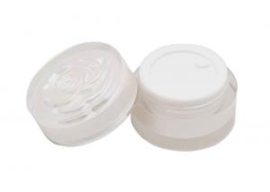China Screw Cap Luxury Acrylic 50g Cosmetic Cream Jar Plastic Containers Skincare on sale