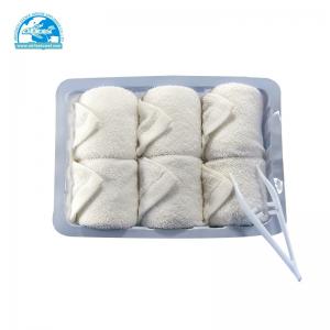 China 100% Cotton Plain Airline Hot Towels factory