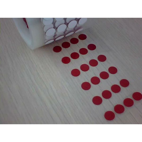Custom blank round dia 3mm water sensitive sticker label, water sensitive discolor sticker, water indicate sticker labels