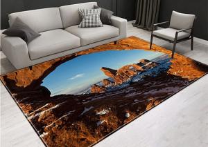 China landscape pattern living room Area Rugs fiber machine made carpet/wool hand tufted Carpet on sale
