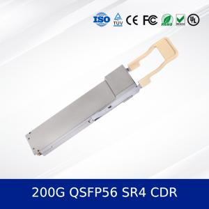 China 200G QSFP56 SR4 CDR Optical Transceiver Module 100m on Om4 / 70m on Om3 Fiber High-Performance Computing Interconnect for Data Centers factory