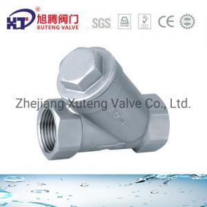 China Threaded Y-Type Strainer CE Approved with 24 Months After-sales Service in Silver factory
