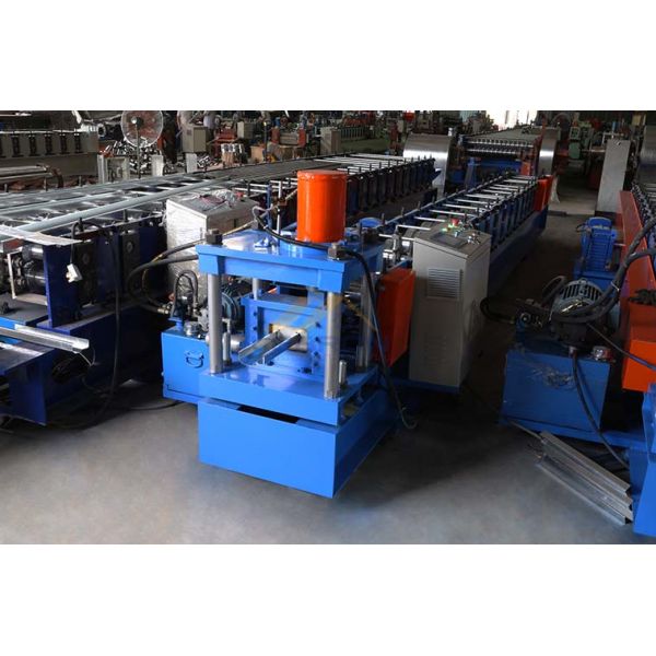 Stable Steel Door Frame Roll Forming Machine Durable 23m / Min 0.8mm Chain Drive