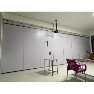 China Movable Office Dividers Walls , Operable Panel Partitions MDF Finish factory