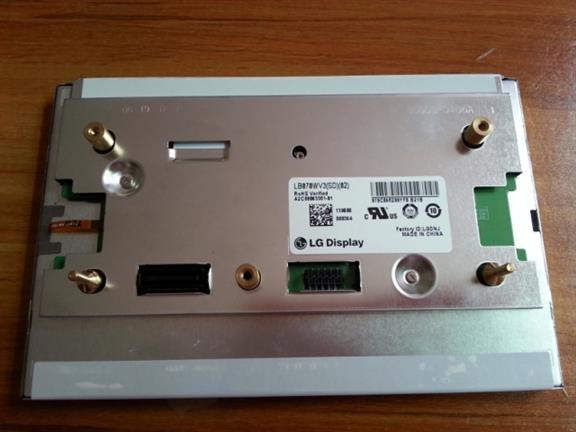 China 7.0" 800×480 470cd/m2 133PPI Industrial TFT Display LB070WV3-SD02 factory