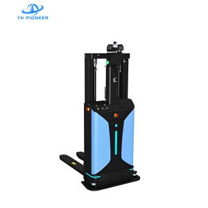 High Precision Unmanned Forklift AGV Robot With Natural Navigation For Space