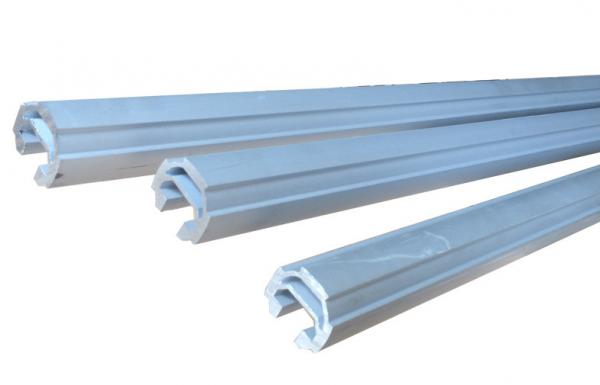 China Adjustable Plastic Coated Lean Aluminum Alloy Tube For Connecting Top Plate Caster factory