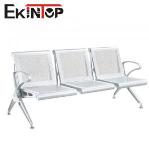 China 3 Seater Stainless Steel Waiting Chair For Public Airport Hospital on sale