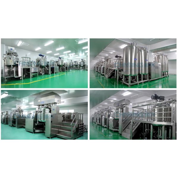 2000L Shampoo Cosmetic Mixing Tank Single Layer