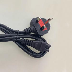 China Sunproof 0.5mm2 CCA 3 PIN UK Power Cable For Laptop Computer on sale