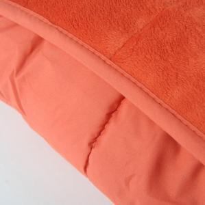 China Multi Short Plushed Cushioned Colorful Super King Quilt Microfiber Blanket factory