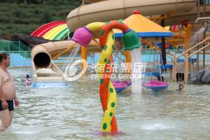 China Water Spray Park Equipment with water pumping machine in fun waterparks factory