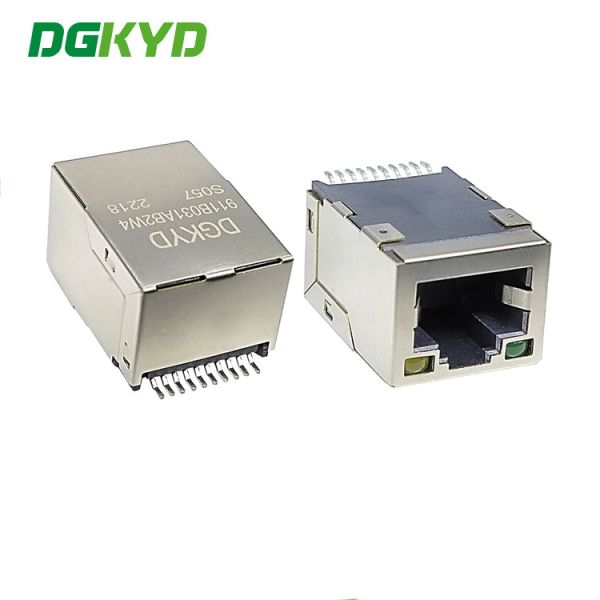 DGKYD911B031AB2W4S057 SMD RJ45 Network Interface Fast Ethernet Filter SMD 8P8C