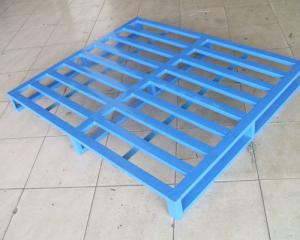China Customized Painting Steel Pallet Warehouse Equipments, Standard Pallet Size For Storage factory