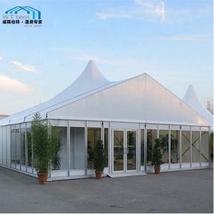 China Unique Custom Party Tents / High Peak Large Marquee Tent Frame Structure factory