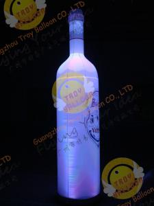 China Customized Oxford Inflatable Bottle Reusable LED Light For Special Events on sale