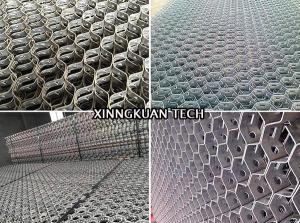 China 304 Stainless Steel Hex Mesh 2x25x45mm for Dust Catcher Pipe and Elbow on sale