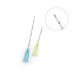China Best 25g 70mm disposable blunt tip micro cannula for injectable buttock injection hyaluronic acid canula blunt factory