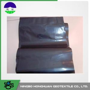 China 0.05mm Waterproof HDPE Geotextile Liner / Geomembrane Liner Black For Mining Liners on sale