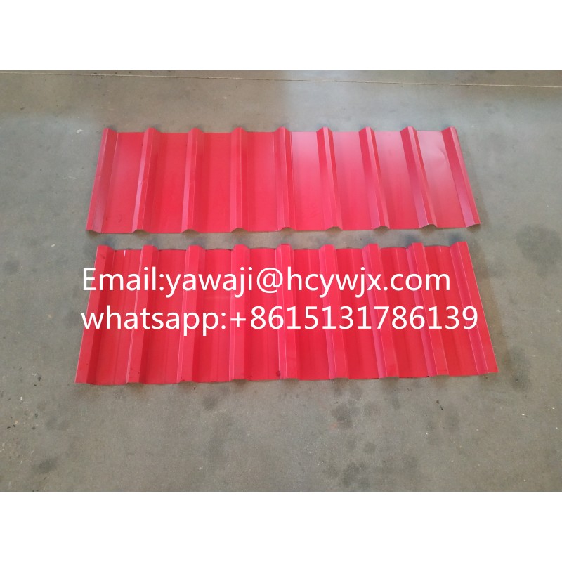 Double Layer Trapezoidal Roll Forming Machine Including A Long Span 762 Trapezoid And IBR686