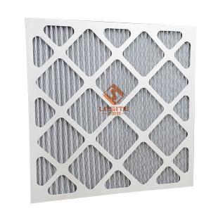 China Commerical G3 G4 Merv 8 Hepa Air Filter For HVAC ,  Pleated Panel Filter factory