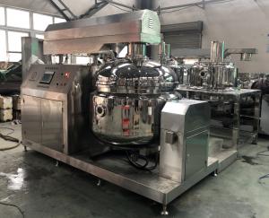 China Moisture Cream Vacuum Emulsifying Mixer Homogenizer 3000 R.P.M Viscous Fluid factory