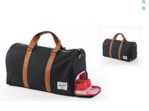 China Sports duffle bag with shoe compartment, travel shoes bag factory