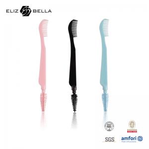 China Silicone Plastic Eyebrow Brush And Eyelash Comb Washable Reusable on sale