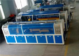 China Plastic / WPC Profile Extrusion Line , Low Noise PVC Door Making Machine factory