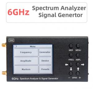 China 35 to 4500 MHz SA6 6GHz Portable Spectrum Analyzer Signal Genertor for  Wi-Fi, 2G, 3G, 4G, LTE, CDMA, DCS, GSM,  GPRS on sale