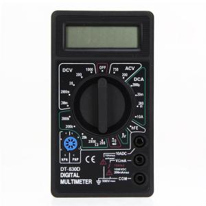 China Mini Digital Multimeter with Buzzer Voltage Ampere Meter Test Probe DC AC LCD factory