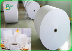 China Food Grade Bleached White Kraft Paper Roll For Meat Package 60gsm 70gsm factory