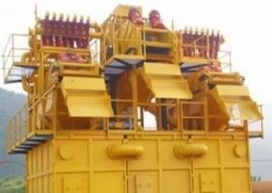 China Diesel Engine Mud Desander With Mud Tank and Handrail factory