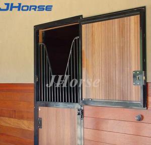 China Low Price High Quality Oil Carbonized Bamboo Horse Stables Stall factory