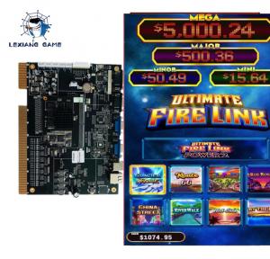 China Fire Link Power 2 LED Online Bill Acceptor Cabinet Game 2 in 1 Board Video Casino Gambling Slot board Kits For Sale factory