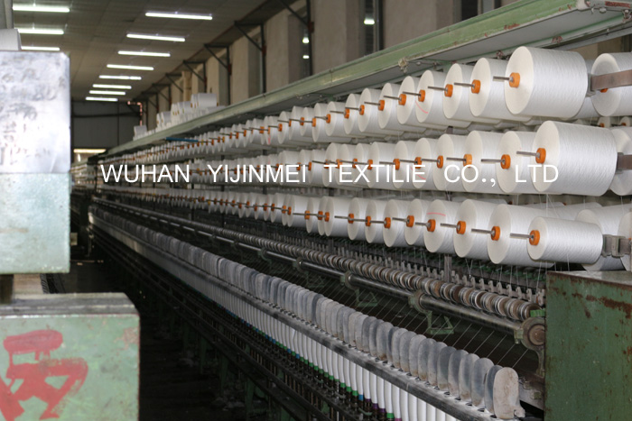 Polyester Raw White Sewing Thread Yarn for Embroidery Thread 100% Spun Polyester Yarns