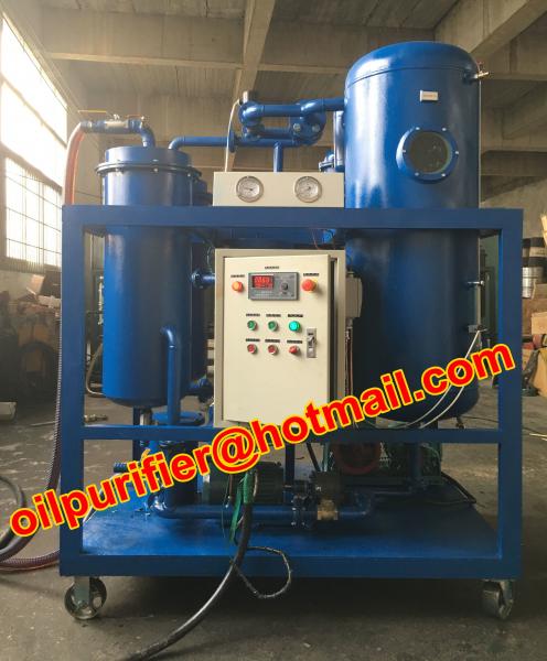 China steam turbine oil regeneration machine ,Turbo Oil Purifier ,Turbine Oil Purification plant,Oil Water Separator factory factory