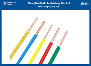 China Light Weight PVC Insulated Building Wire And Cable Single Solid Core Design on sale