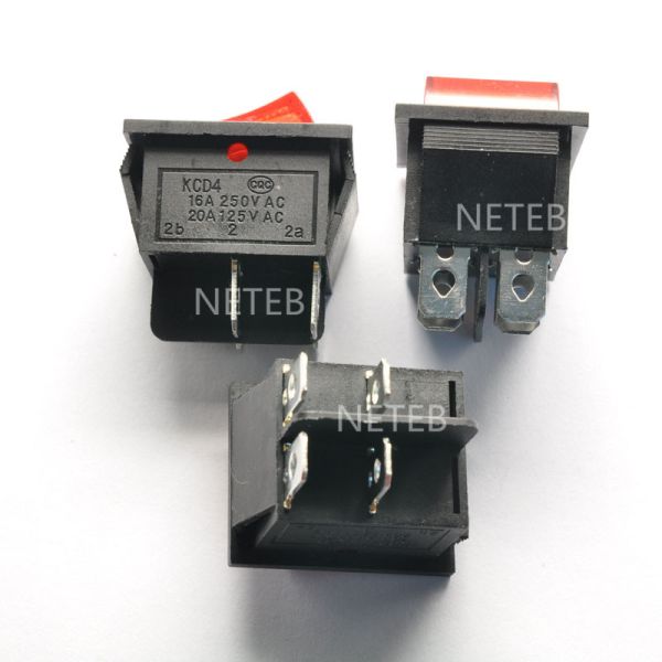 KCD4-201 16A 250V power switch