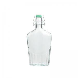 China Reusable Glass Milk Bottles Container Swing Top 440ML Eco Friendly factory