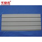 White PVC Slatwall Panels , WPC Boards Panels , Garage Wall Panels for Display
