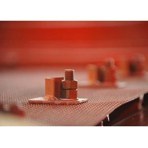 Light Weight Vibrating Screen Machine Simple Structure High Manganse Mesh