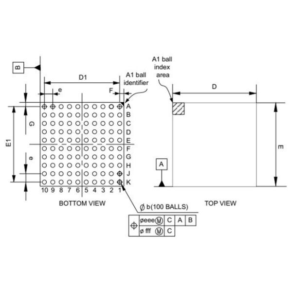 Microcontroller MCU STM32G473VEH6 Embedded Microcontrollers 100TFBGA IC Chip