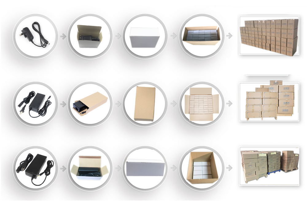 Desktop Connection Universal Adapter For Laptop 19 Volt 6.2 Amp 120W UL CE FCC RCM