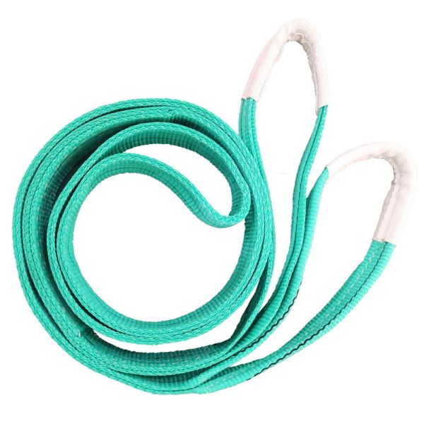 Double Loop Eye Lifting Slings And Straps 3 Tons Industrial 2m 6m 10m