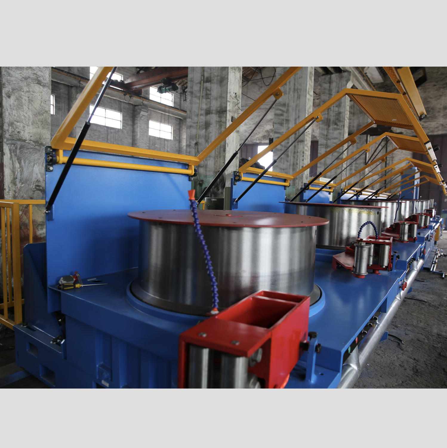 Aluminium Rod Rewinding Machine Precision Wire Winding Machine With High Efficiency