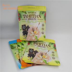 China Custom Printed Self Standing Zipper Pouches for Food Packaging The Food Grade Packaging Bag For Nuts on sale