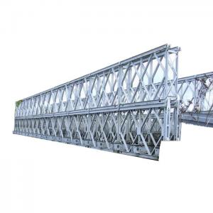 China Prefabricated Temporary Bailey Bridge Steel Structure Bridge Q345B-Q460C Grade factory