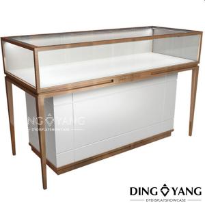China Metal Framed 1350X550X960MM Glass Store Display Case on sale