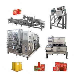 China Multifunctional Tomato Processing Line With Turnkey Processing Adjustable factory